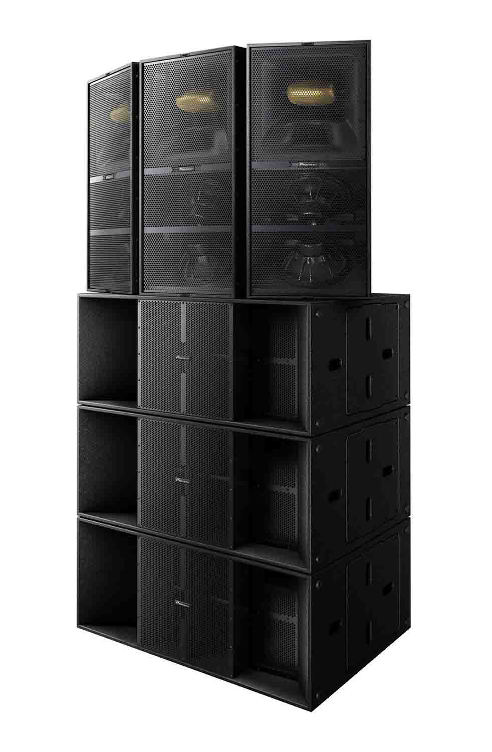 Pioneer Pro XY-3B Dual 12" Three-Way Hybrid Loaded Bi-Amp Loudspeaker