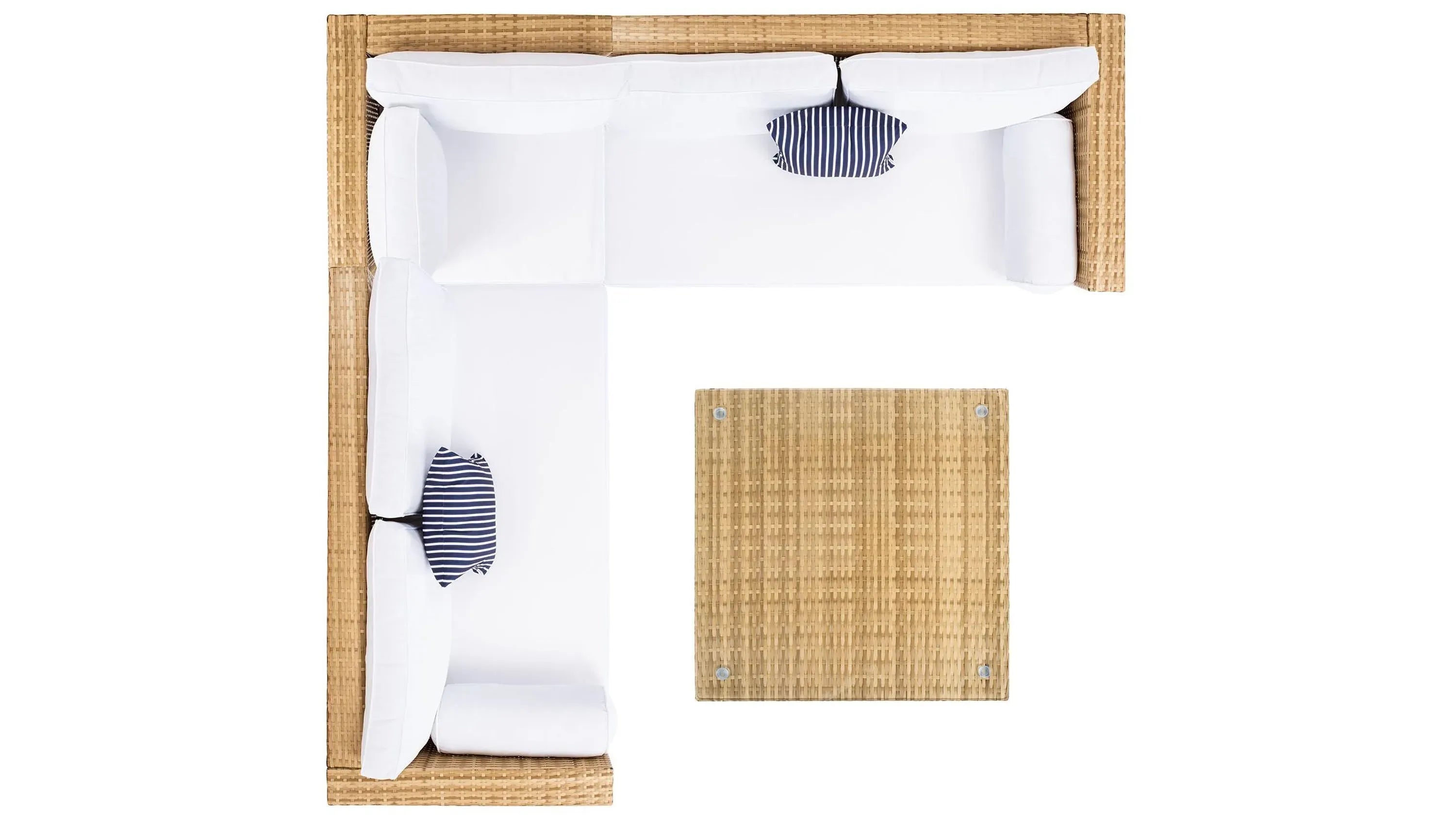 Raymour & Flanigan Lynwood 3-pc. Outdoor Sectional Set