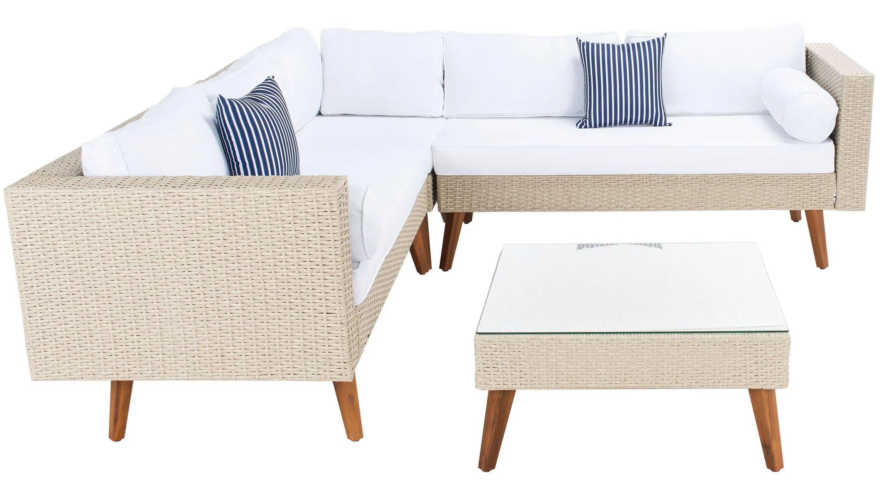 Raymour & Flanigan Lynwood 3-pc. Outdoor Sectional Set