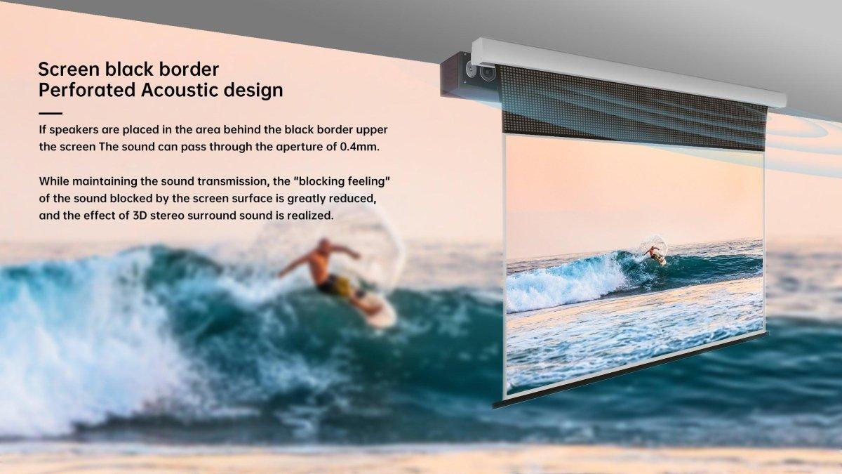 VIVIDSTORM PRO PA Slimline Motorized Tension UST ALR Projector screen