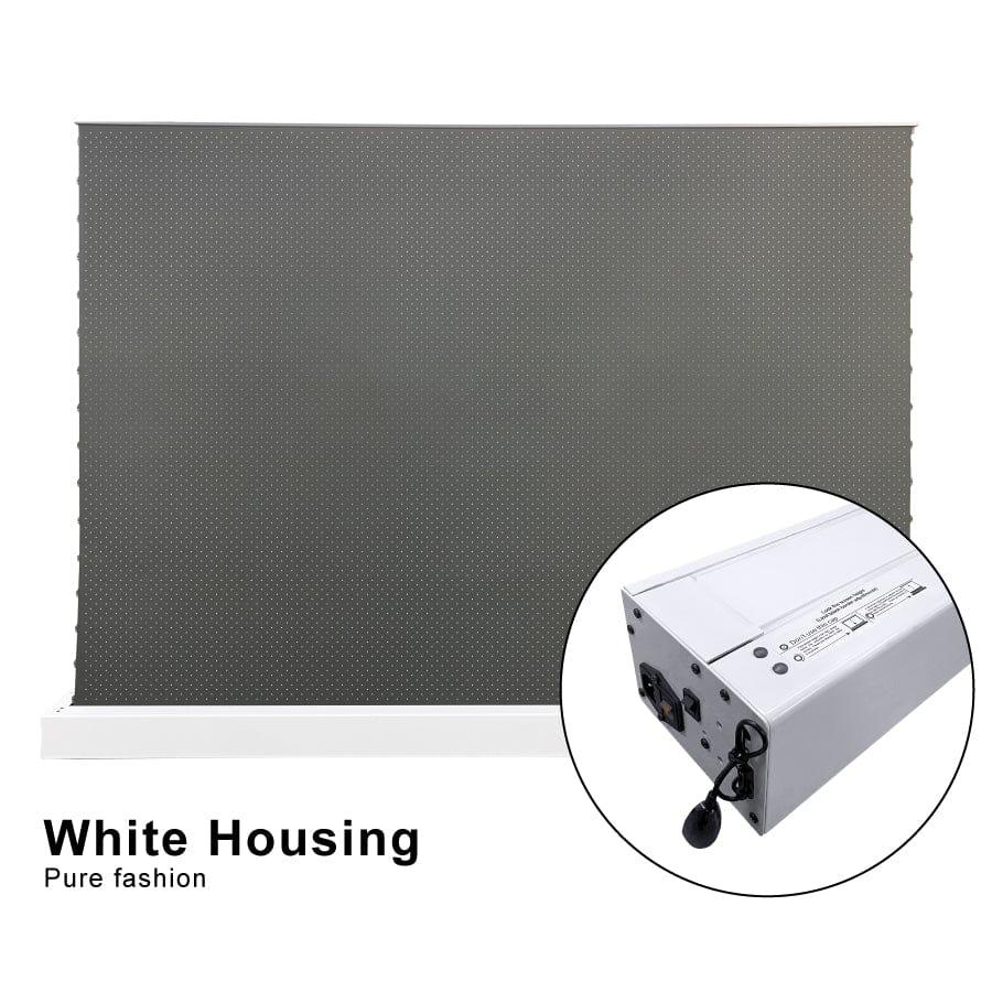 VIVIDSTORM S ALR P Motorized Tension Floor Rising Obsidian Long Throw ALR Perforated Projector screen