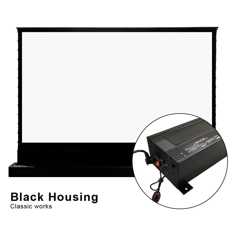 VIVIDSTORM S White Cinema Motorized Tension Floor Rising Projector screen